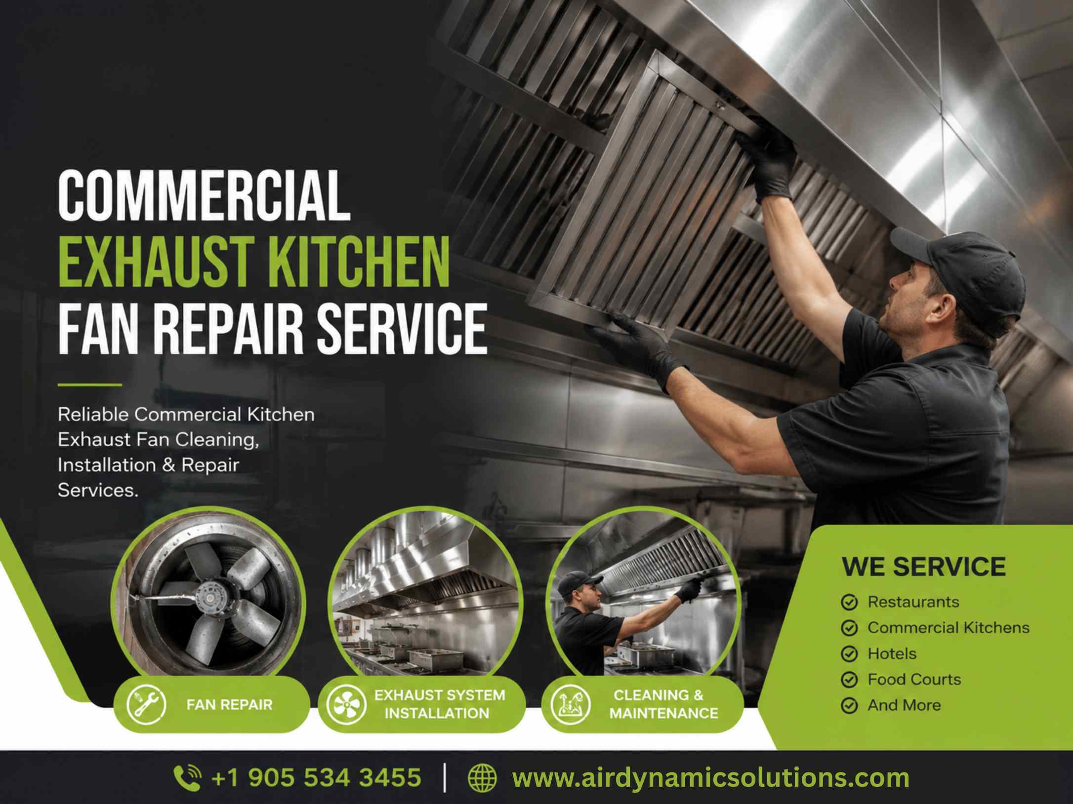 Commercial Exhaust Fan Repair Toronto on