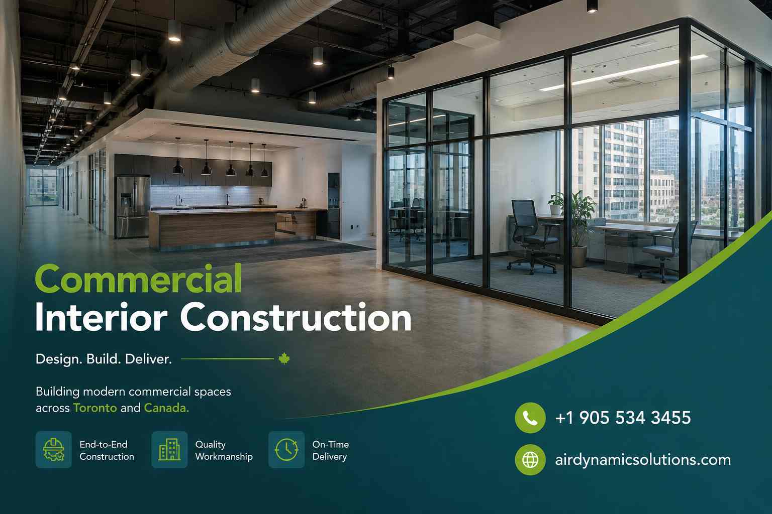 Commercial Interior Construction Toronto on