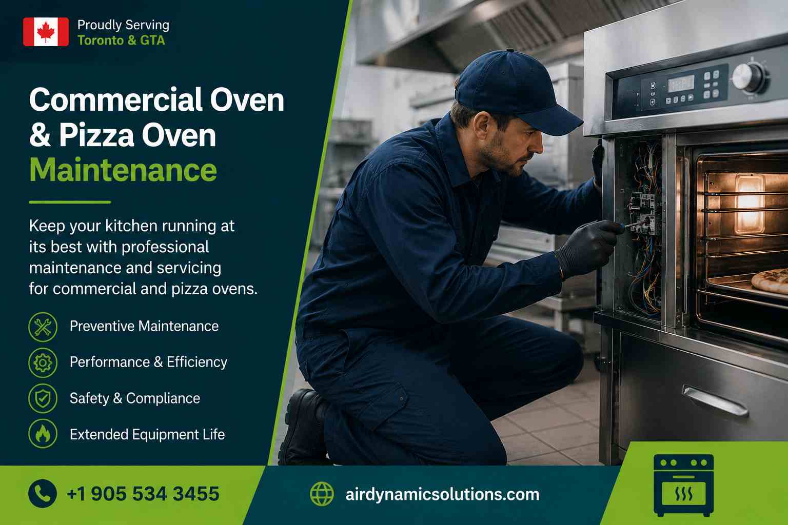Commercial Oven & Pizza Oven Maintenance Toronto on