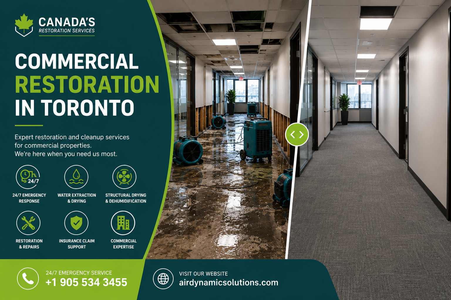 Commercial Restoration Toronto on