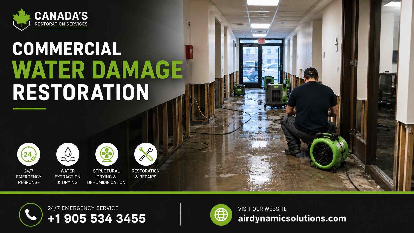 Commercial Water Damage Restoration Toronto