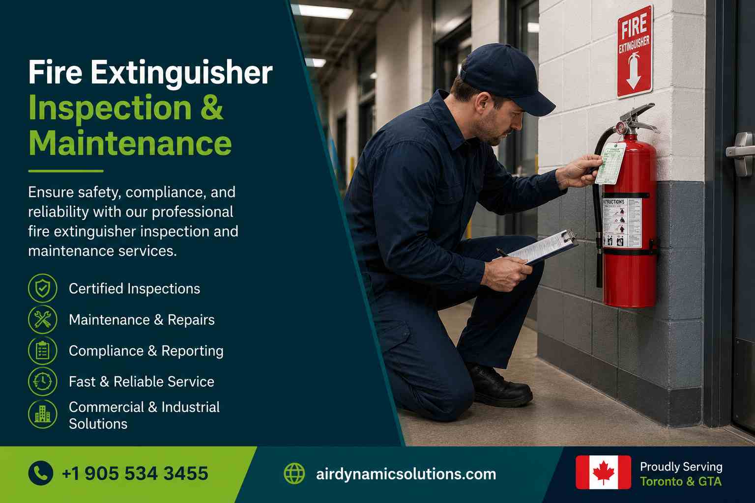 Fire Extinguisher Inspection & Maintenance Toronto on