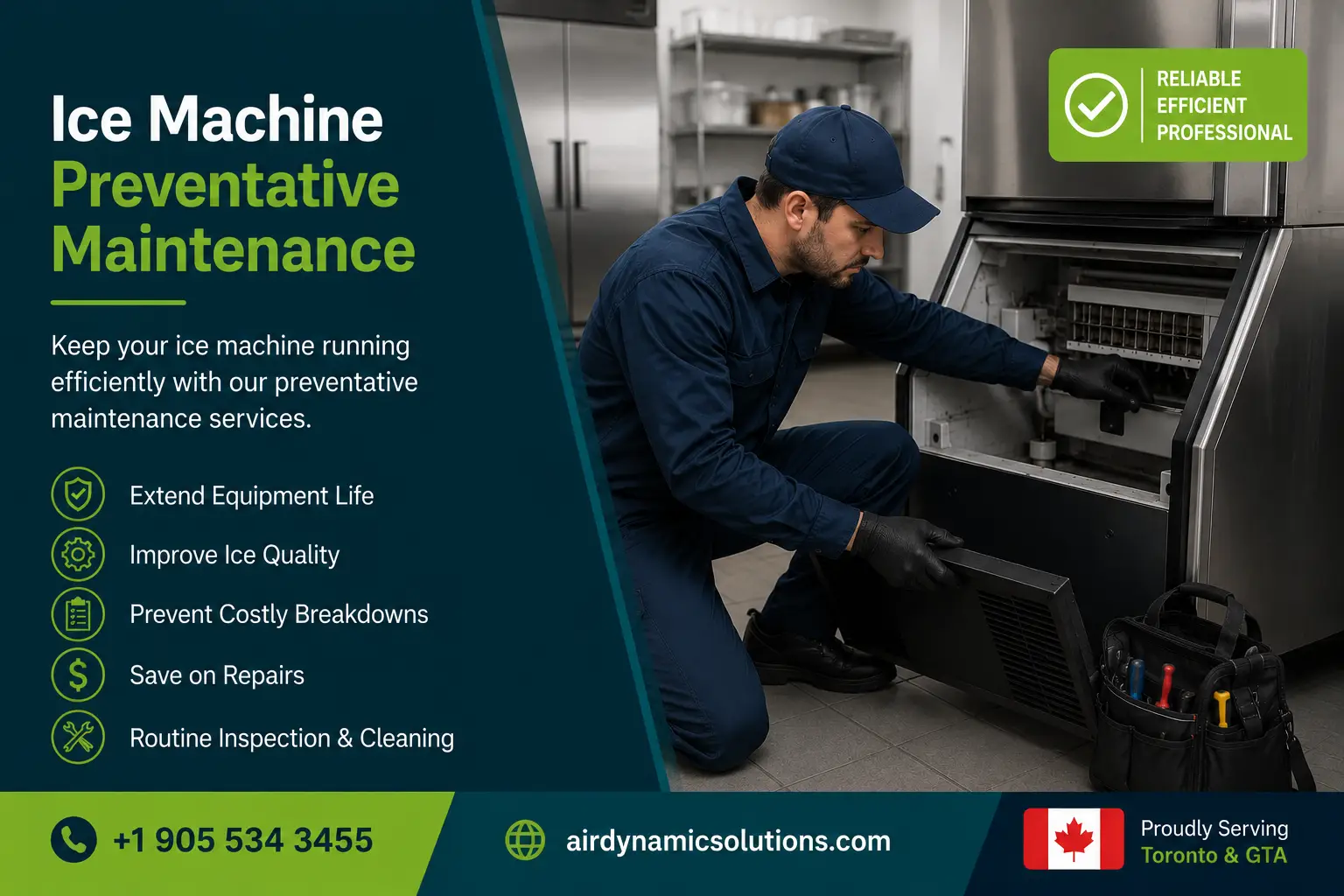 Ice Machine Preventative Maintenance Toronto on