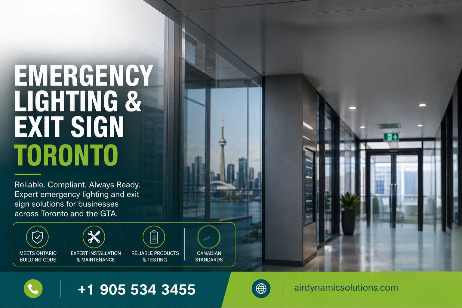 emergency lighting toronto on