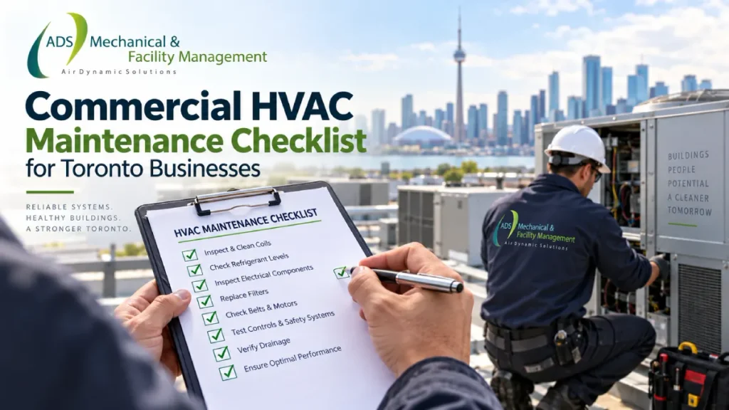 Commercial HVAC Maintenance Checklist for Toronto Businesses