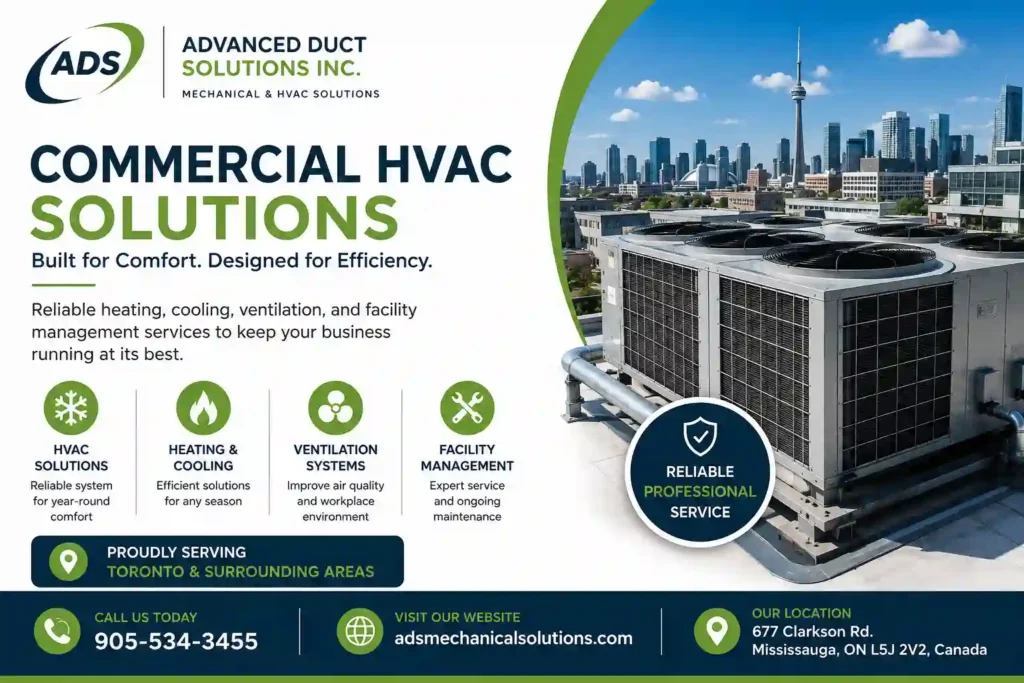 Commercial HVAC Maintenance Checklist for Toronto Businesses