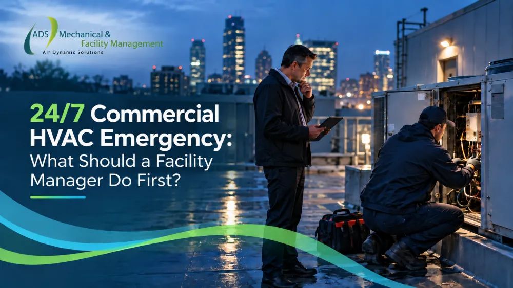 247 Commercial HVAC Emergency What Should a Facility Manager Do First