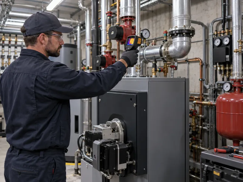 Commercial boiler system upgrade and retrofit installation